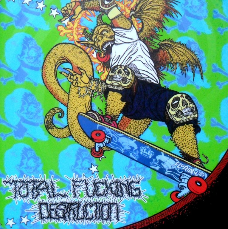 Agoraphobic Nosebleed / Total Fucking Destruction 7" split (Red Vinyl)